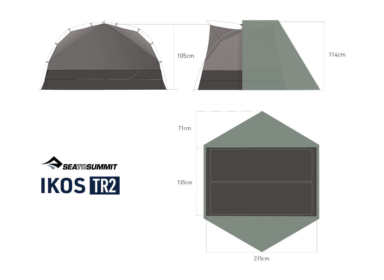 2 Person || Ikos Lightweight Tent