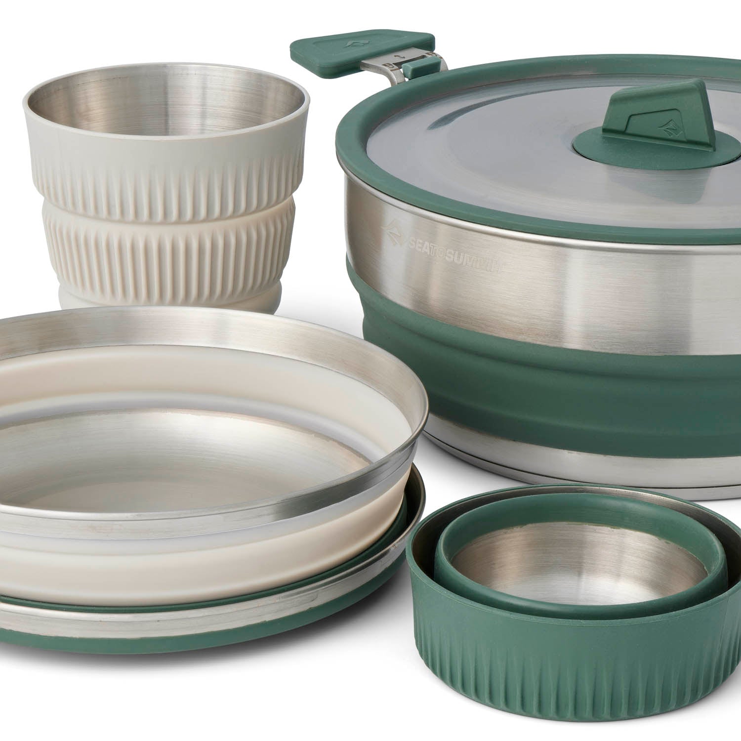 Detour Stainless Steel One Pot Cook Set - [5 Piece]