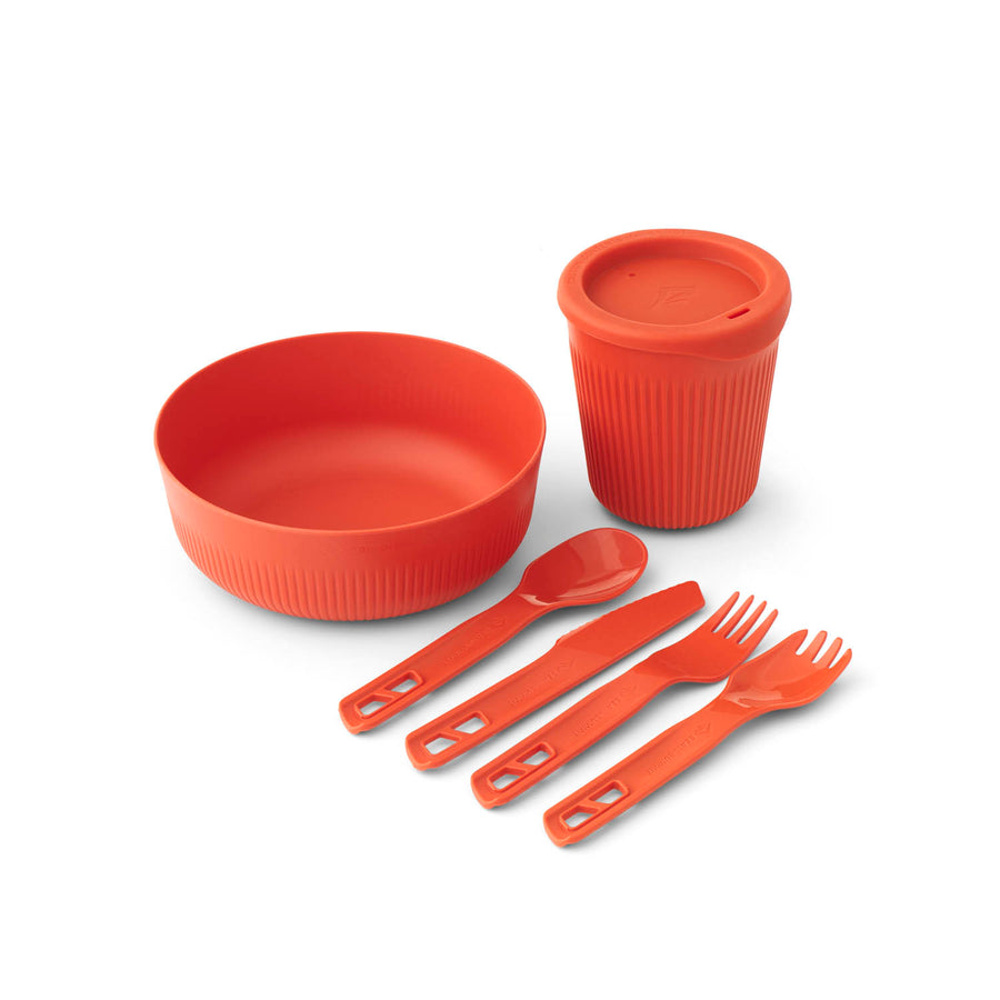 Spicy Orange || Passage Dinnerware Set - (6 Piece)