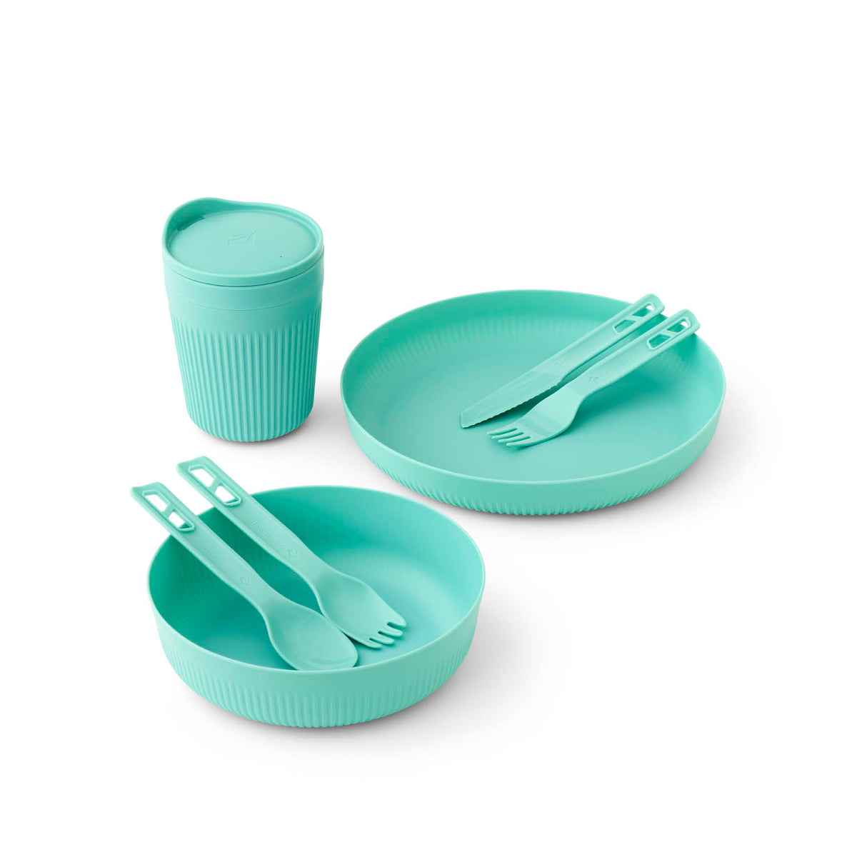 Aqua Sea || Passage Dinnerware Set - (7 Piece)