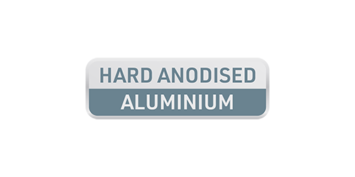 Hard Anodised Aluminium