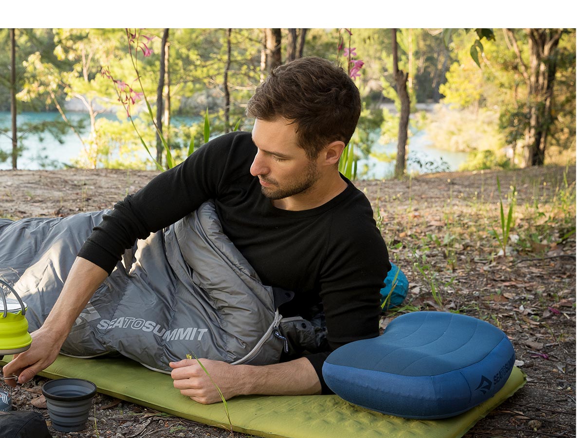 Description || Camp Self-Inflating Sleeping Mat with Aeros Premium Pillow