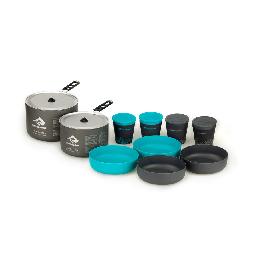 Alpha 2 Pot Cook Set 4.2 _ backpacking cook set _ pot bowl and mug _ family