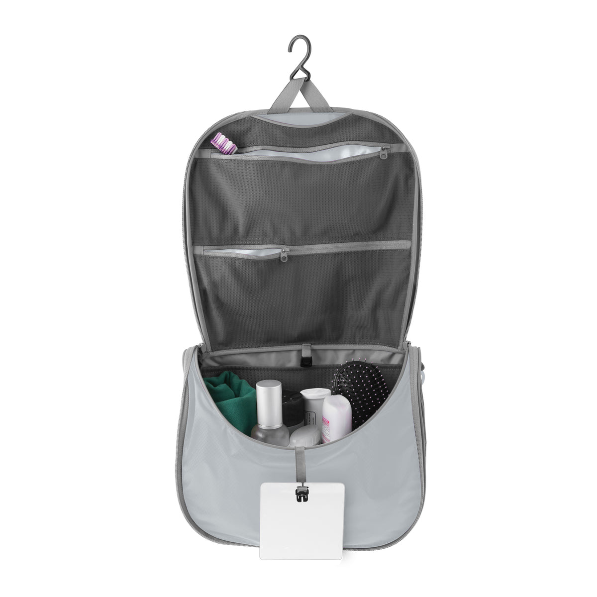 L / High Rise Grey || Hanging Toiletry Bag
