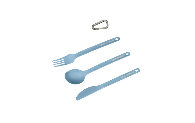 Description || Titanium Cutlery Set