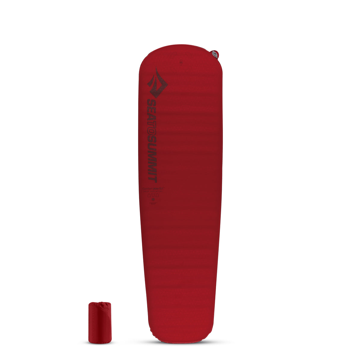 Regular / Dark Red || Comfort Plus Self-Inflating Sleeping Pad